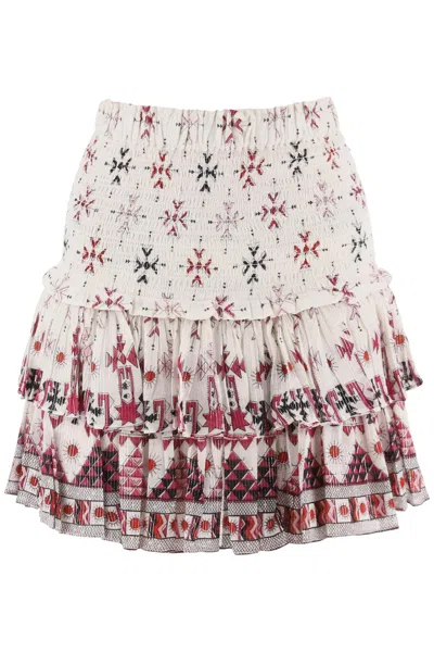 Marant Etoile 'naomi' Mini Skirt In White