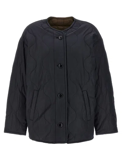 Isabel Marant Étoile Nesmae Reversible Coat In Multicolor
