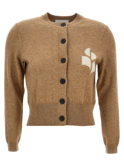 Marant Etoile Newton Cardigan In Camel