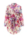 Isabel Marant Étoile Multicolor Cotton Shirt Nueva Dress