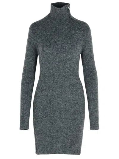 Isabel Marant Étoile Isabel Marant Etoile 'ohara' Dark Grey Baby Alpaca Blend Dress Women