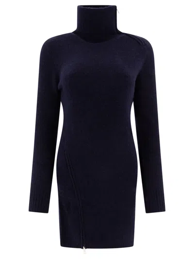Isabel Marant Étoile Ohara Long-sleeved Mini Dress In Blue