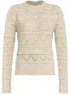 Isabel Marant Étoile Othona Patterned-knit Jumper In Neutrals
