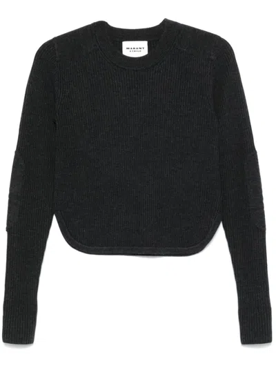 Isabel Marant Étoile Patch Sweater In Grey