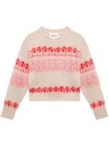 Isabel Marant Étoile Patterned-jacquard Jumper In Neutrals