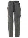 MARANT ETOILE PEORANA GREY COTTON PANTS