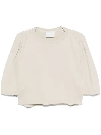 Isabel Marant Étoile Perolina T-shirt In Neutrals