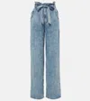 Isabel Marant Étoile Priana High-rise Wide-leg Jeans In Blue