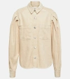 Isabel Marant Étoile Renata Corduroy Shirt Jacket In White