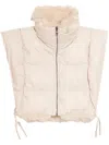 Isabel Marant Étoile Reversible Faux-shearling Vest In Neutrals