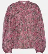 Isabel Marant Étoile Salika Printed Cotton Voile Blouse In Multicoloured