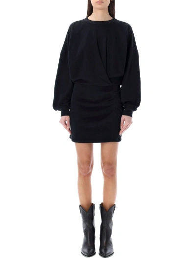 Marant Etoile Samuela Mini Dress In Black