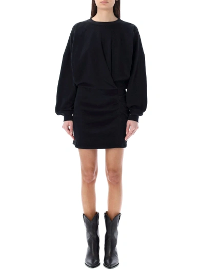 Isabel Marant Étoile Samuela Mini Dress In 黑色