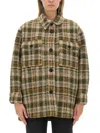 Isabel Marant Étoile Cappotto Harveli In Misto Poliestere Ricamato Donna In Multicolour