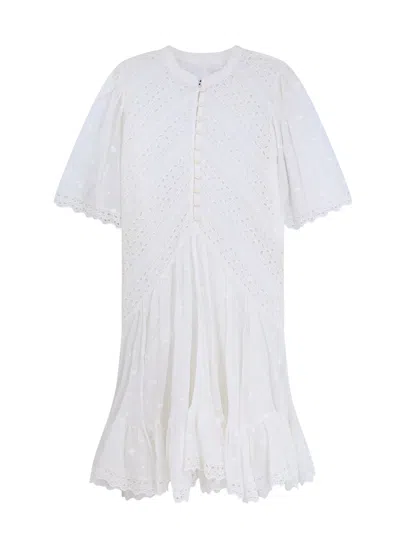 Marant Etoile Slayae Dress In White