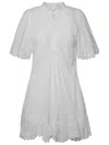 MARANT ETOILE SLAYAE WHITE COTTON DRESS
