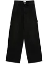 Isabel Marant Étoile Solene Wide Leg Trousers In Schwarz