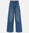 MARANT ETOILE SOLENE WIDE-LEG JEANS