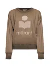 Isabel Marant Étoile Moby Sweatshirt In Khaki