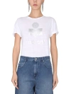 Isabel Marant Étoile Koldi Linen T-shirt In White