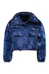 Isabel Marant Étoile Cody Bomber Jacket In Technical Fabric In Blue