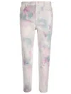 Isabel Marant Étoile Tiedye Effect Jeans In Lilac