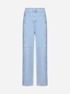 Isabel Marant Étoile Valeria Mid-rise Straight Jeans In Light Blue