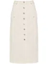 Isabel Marant Étoile Isabel Marant Etoile Vandy Skirt In Nude & Neutrals