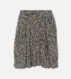 Isabel Marant Étoile Isabel Marant Etoile 'violaine' Two-tone Viscose Miniskirt Woman In Beige