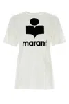 Isabel Marant Étoile Isabel Marant Etoile Zewel T Shirt With Flocked Logo In White