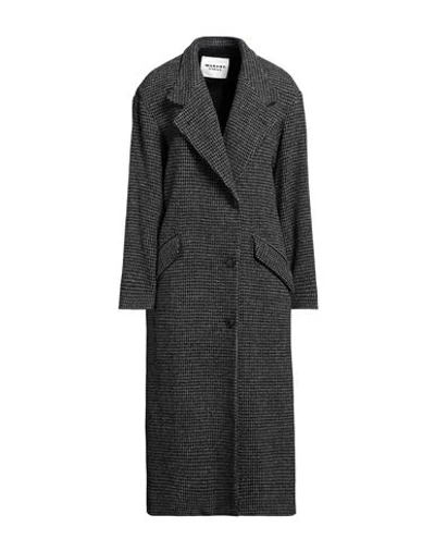 Marant Etoile Marant Étoile Woman Coat Steel Grey Size 4 Wool In Gray