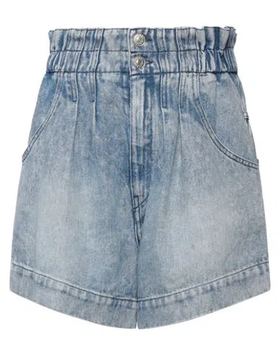 Isabel Marant Étoile Marant Étoile Woman Denim Shorts Blue Size 2 Lyocell