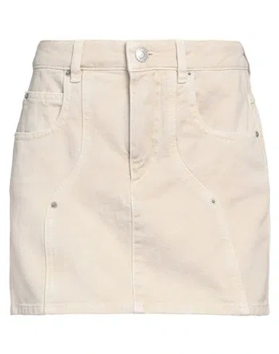 Isabel Marant Étoile Marant Étoile Woman Denim Skirt Beige Size 4 Cotton, Hemp