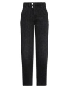 Isabel Marant Étoile Marant Étoile Woman Jeans Black Size 8 Cotton