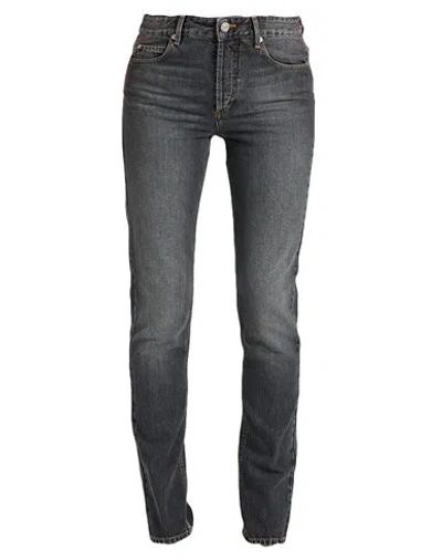 Isabel Marant Étoile Marant Étoile Woman Jeans Grey Size 8 Cotton