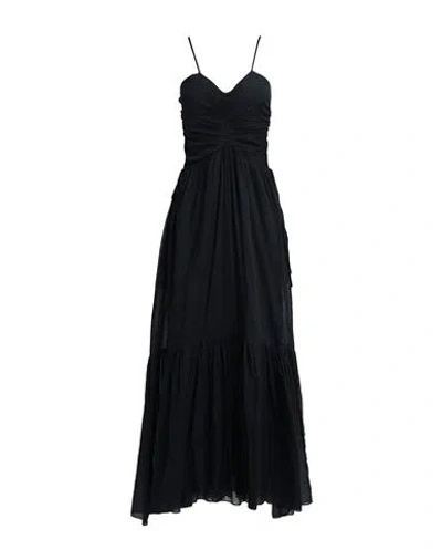 Marant Etoile Marant Étoile Woman Maxi Dress Black Size 4 Cotton