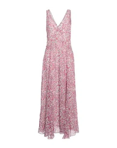 Marant Etoile Marant Étoile Woman Maxi Dress Fuchsia Size 8 Viscose In Magenta