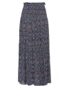 Isabel Marant Étoile Marant Étoile Woman Maxi Skirt Navy Size 8 Viscose In Navy Blue