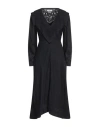 Isabel Marant Étoile Marant Étoile Woman Midi Dress Black Size 4 Linen, Polyester In Black