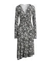 Isabel Marant Étoile Marant Étoile Woman Midi Dress Black Size 2 Viscose, Elastane
