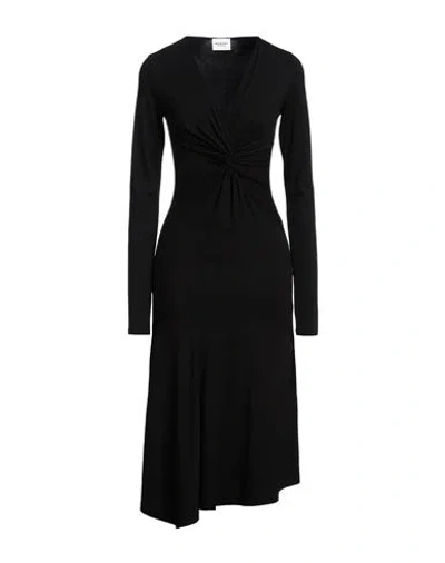 Isabel Marant Étoile Marant Étoile Woman Midi Dress Black Size 8 Viscose, Elastane