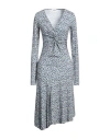Isabel Marant Étoile Lania Printed Jersey Midi Dress In Blue