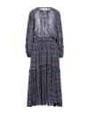 Isabel Marant Étoile Marant Étoile Woman Midi Dress Plum Size 10 Viscose In Purple