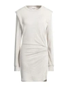 Isabel Marant Étoile Marant Étoile Woman Mini Dress Beige Size 2 Viscose, Cotton, Linen