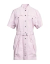 Isabel Marant Étoile Marant Étoile Woman Mini Dress Lilac Size 8 Cotton In Purple