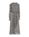 Marant Etoile Marant Étoile Woman Midi Dress Steel Grey Size 2 Viscose