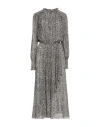 Isabel Marant Étoile Marant Étoile Woman Midi Dress Steel Grey Size 2 Viscose