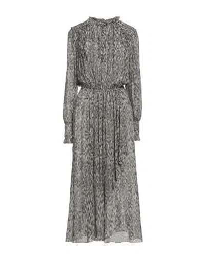 Isabel Marant Étoile Marant Étoile Woman Midi Dress Steel Grey Size 2 Viscose In Grey