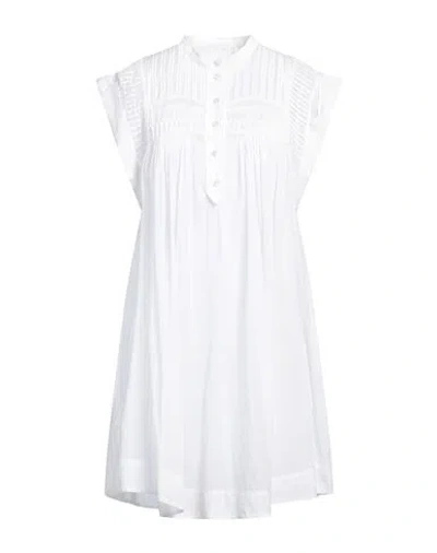 Isabel Marant Étoile Leazali Pintuck Midi Dress In White