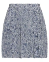 Isabel Marant Étoile Marant Étoile Woman Mini Skirt Blue Size 4 Viscose